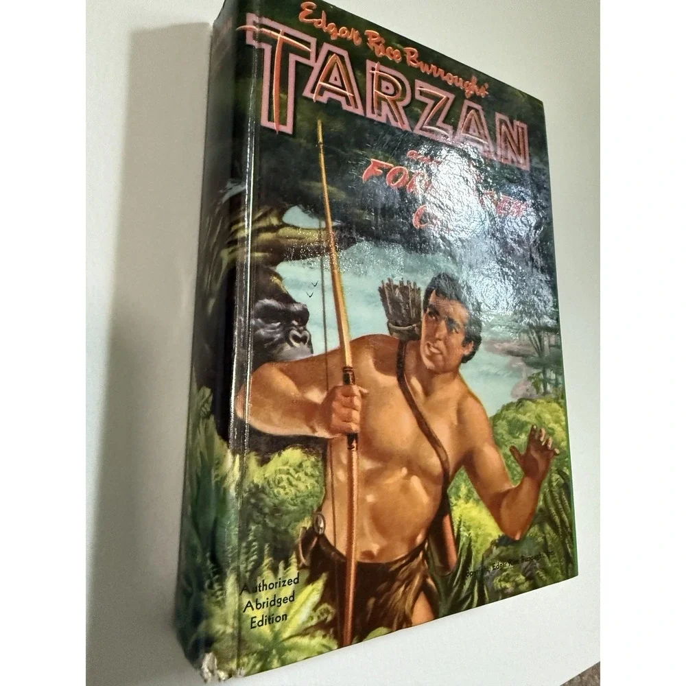 TARZAN AND THE FORBIDDEN CITY Edgar Rice Burroughs (1954) Whitman hardcover READ